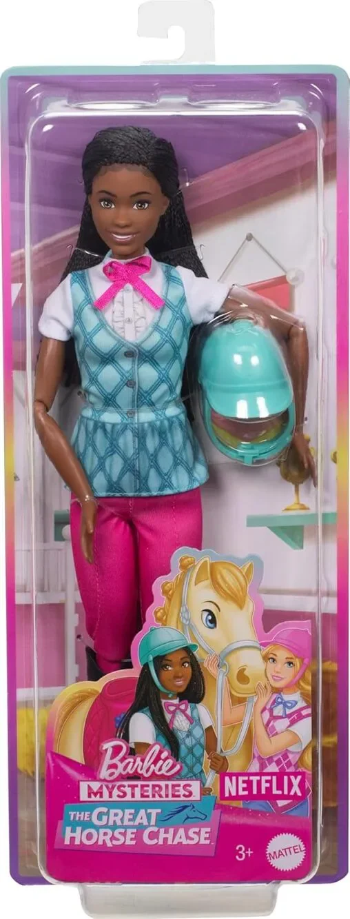 Barbie “Brooklyn” Doll & Accessories Barbie Mysteries The Great Horse Chase NIB